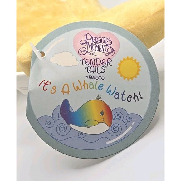 1998 Precious Moments Tender Tails by Enesco Whale Watch Yellow w Tag U304 - Picture 5 of 5